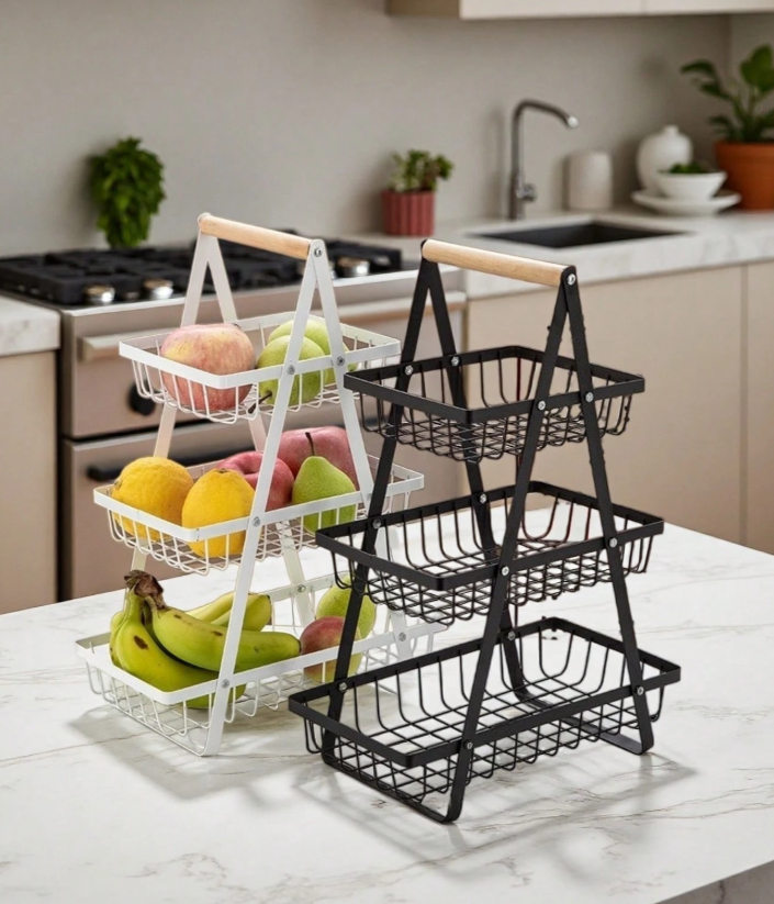 3-Tier Detachable Fruit Basket