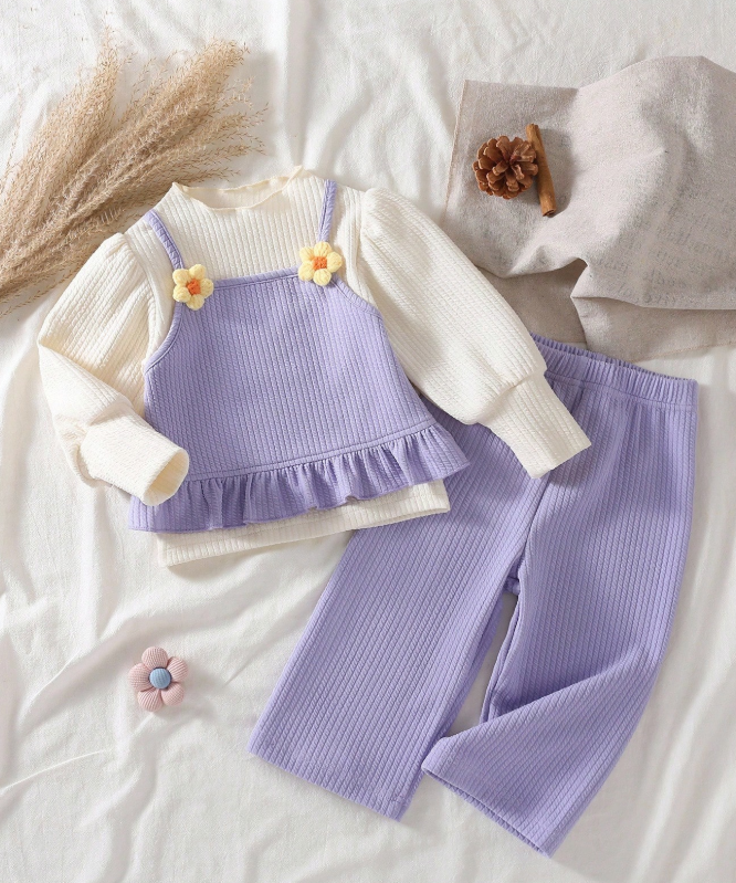 Baby Girls' 2-in-1 Outfit Set