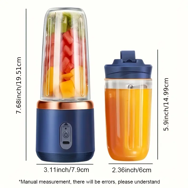 Portable 2-in-1 Blender and Juicer