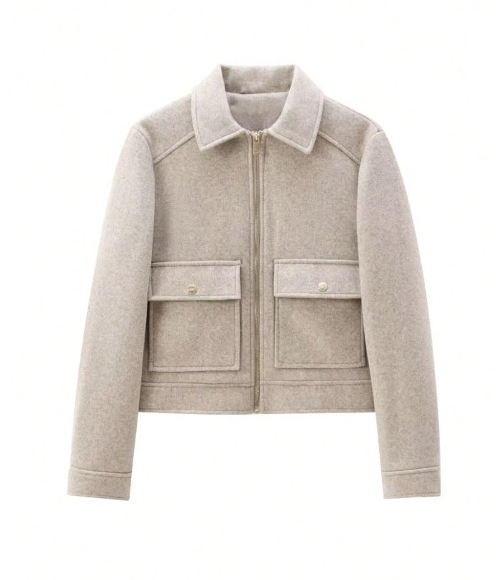 Women's Zip-Up Short Jacket