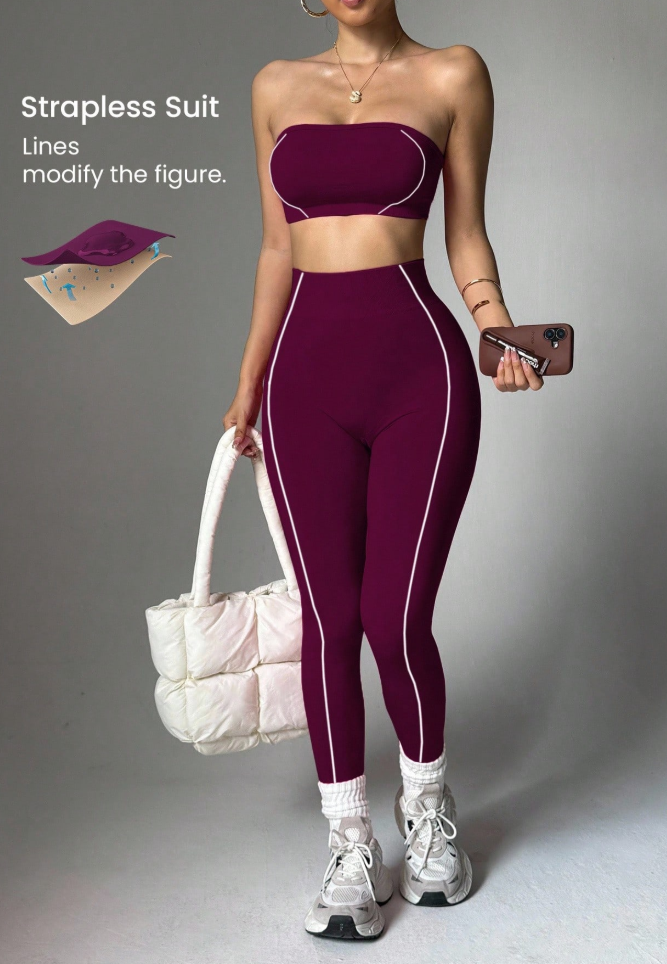 Women&rsquo;s Seamless Sports Bra & Leggings Set