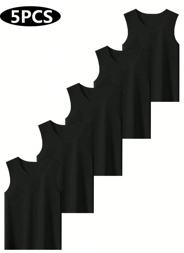Men&rsquo;s 5-Piece Sleeveless Vest Set
