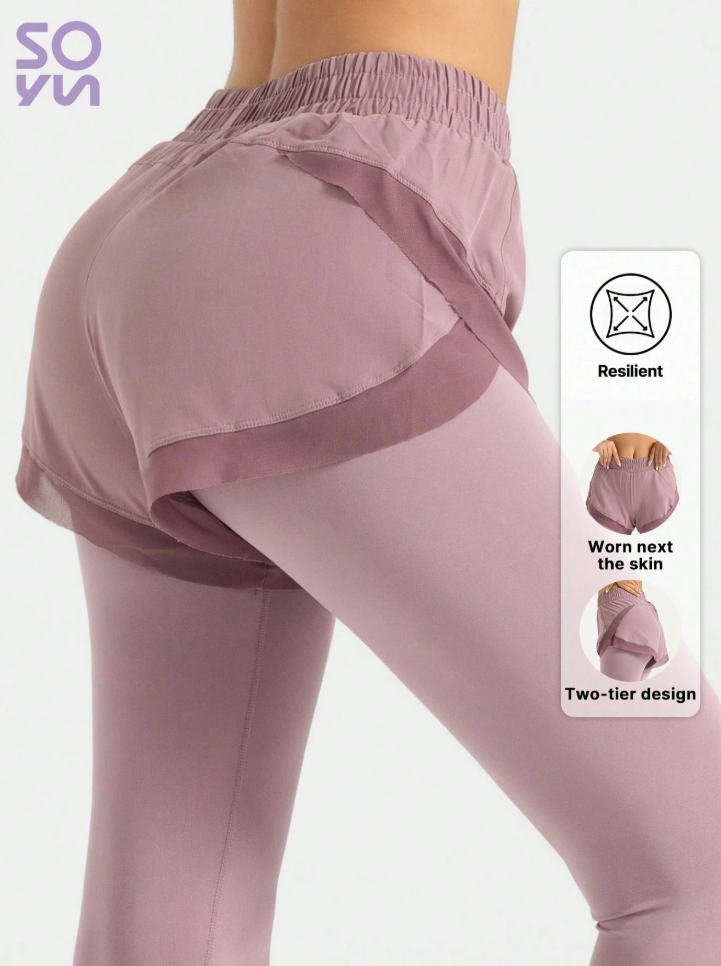 Women&rsquo;s 2-in-1 Sports Leggings