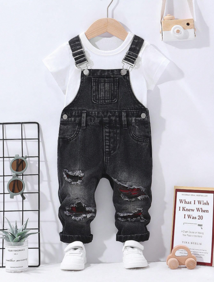 Baby Suspender Jeans