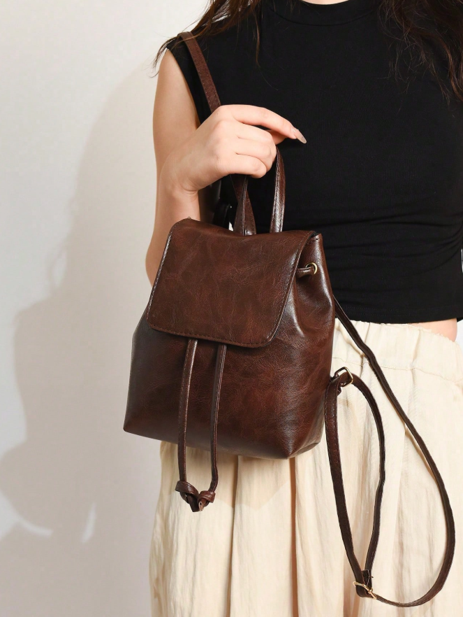 Large Capacity Pu Backpack 