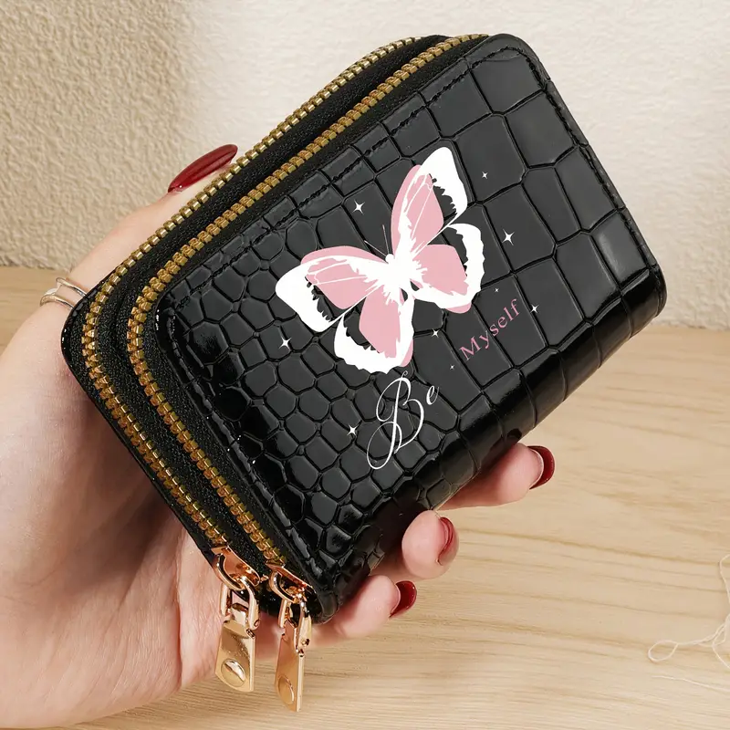 Butterfly Zip Wallet