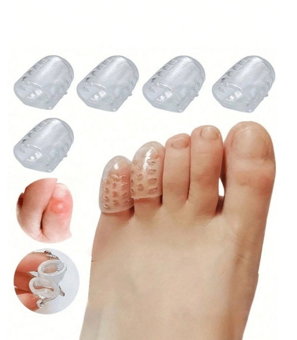 10pcs Soft Silicone Finger & Toe Protectors