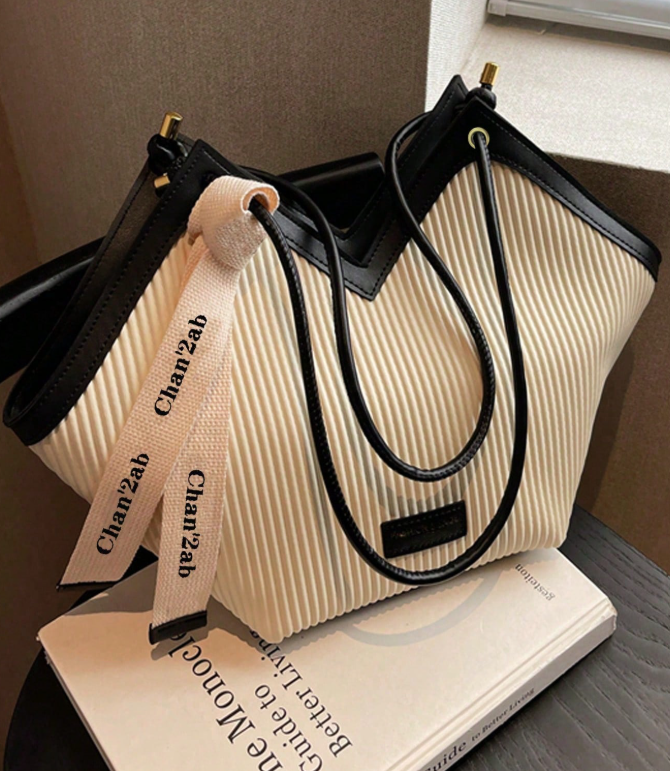 PU Material Minimalist Design Shoulder Bag, Suitable For Work