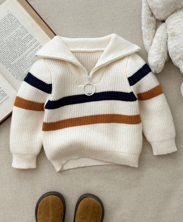 Baby Striped Knit Sweater