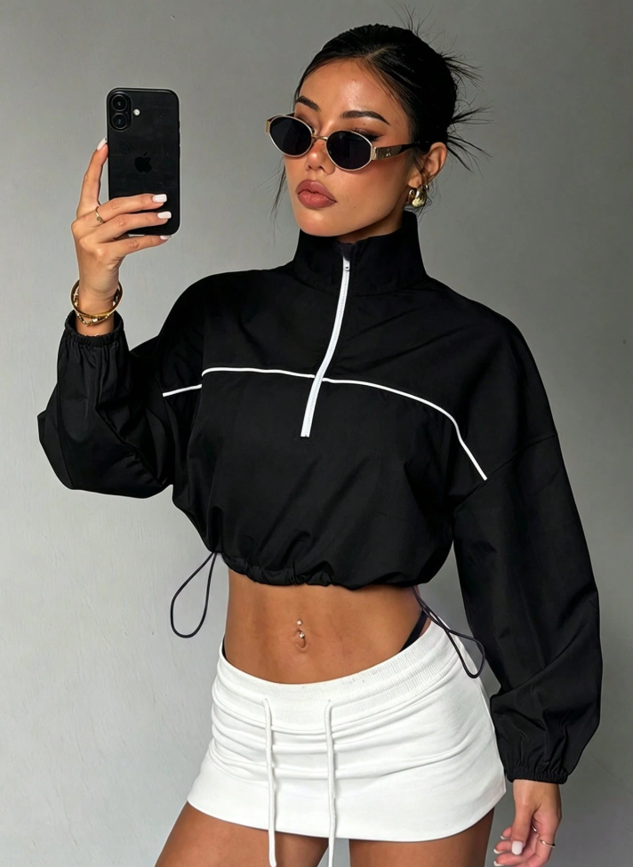 Women&rsquo;s Half-Zip Sports Sweatshirt