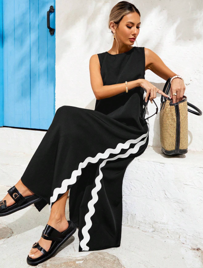Lace Hem Dress