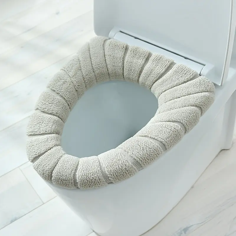 Beige Colour Home Toilet Seat Cover