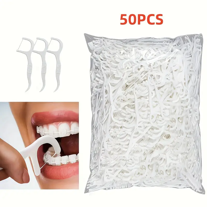 50 pcs Dental Flosser