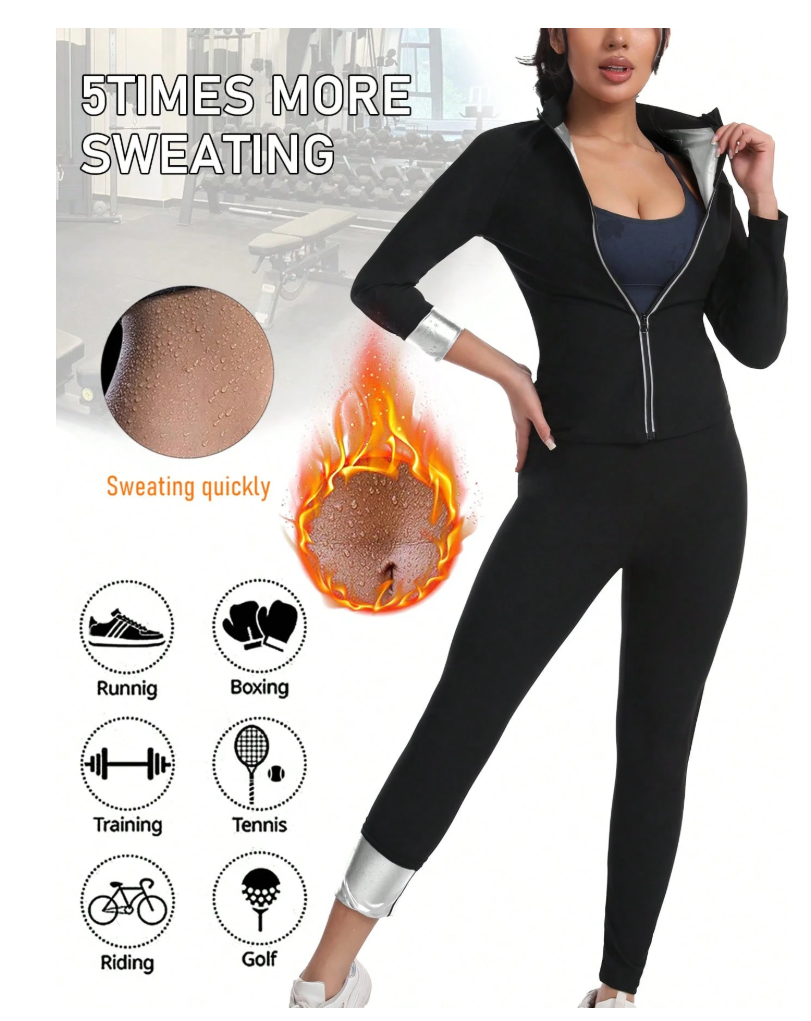 Women&rsquo;s 2-Piece Sauna Suit
