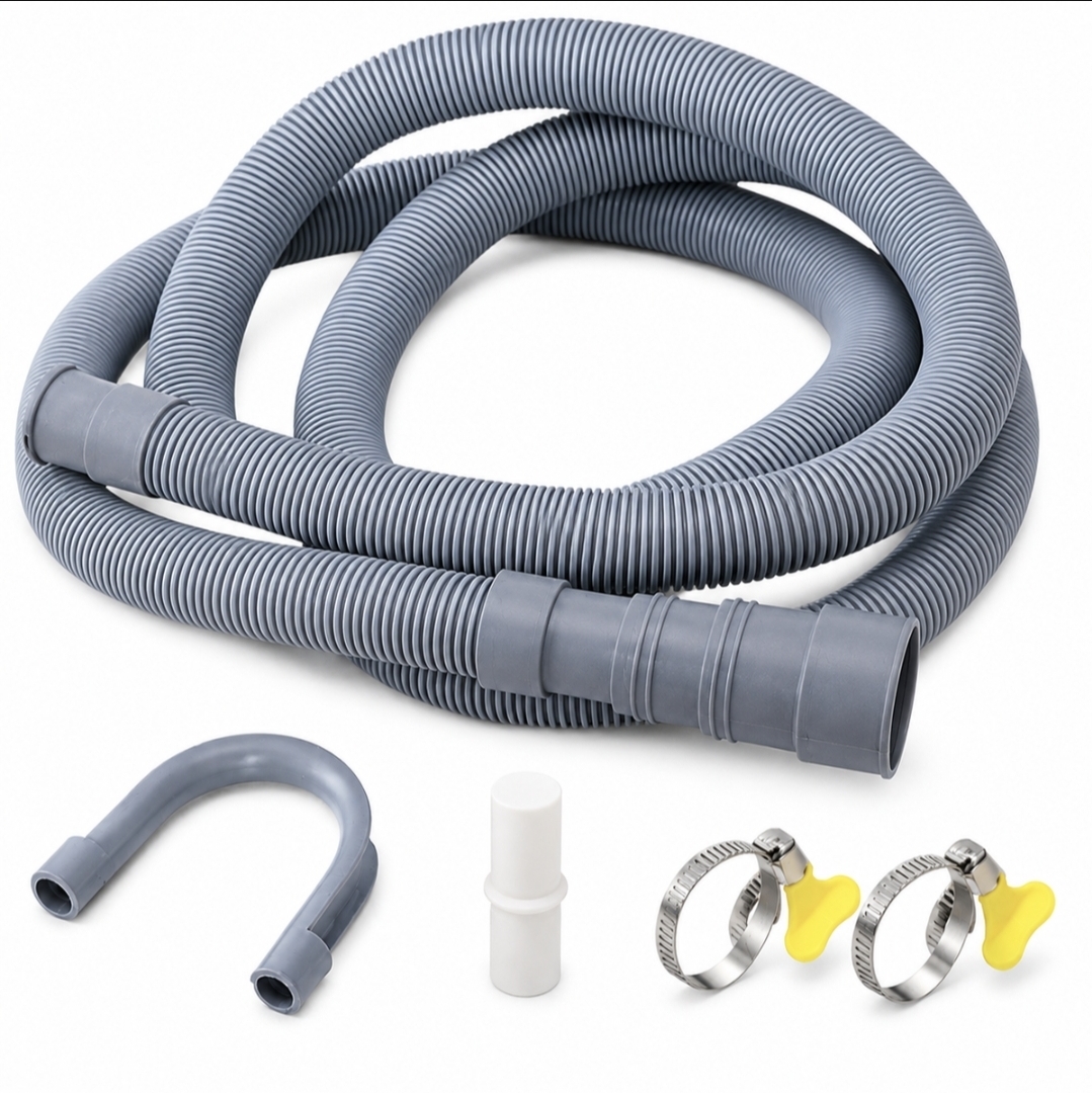 3M Washing Machine Drain Hose Extension Kits For Interface 20-38mm
