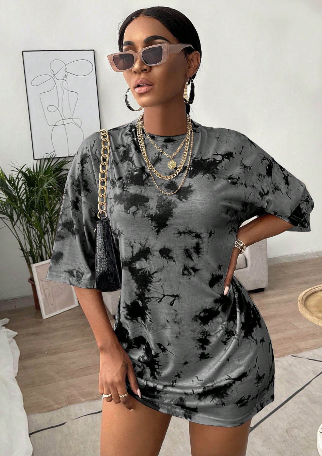 Tie-Dye Tee Dress