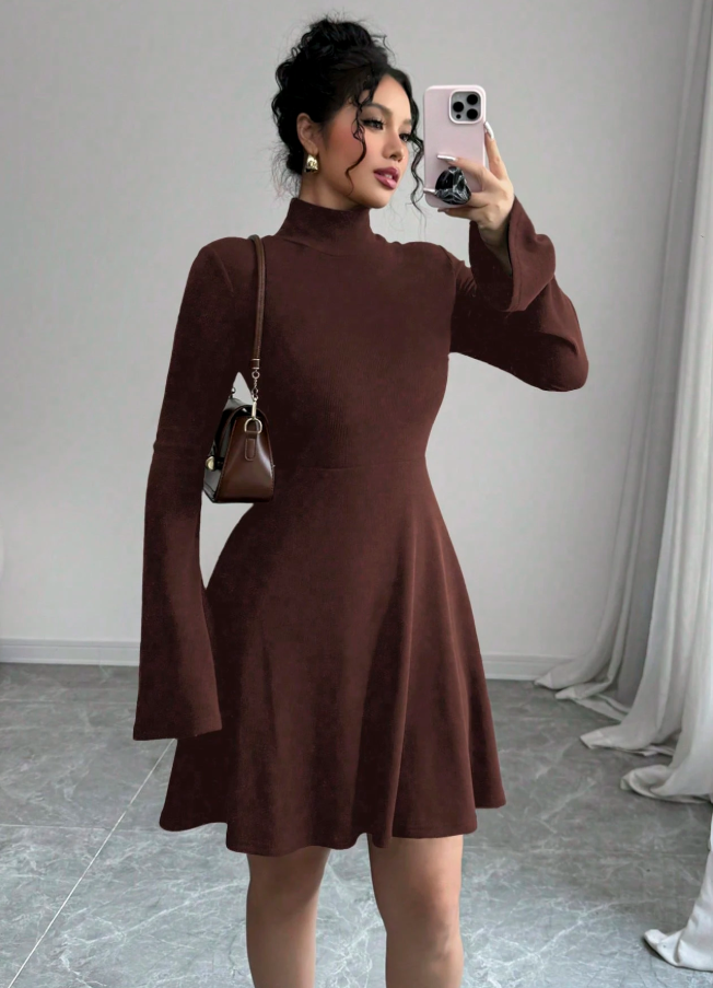 Mid-Length Dress, Long Sleeve