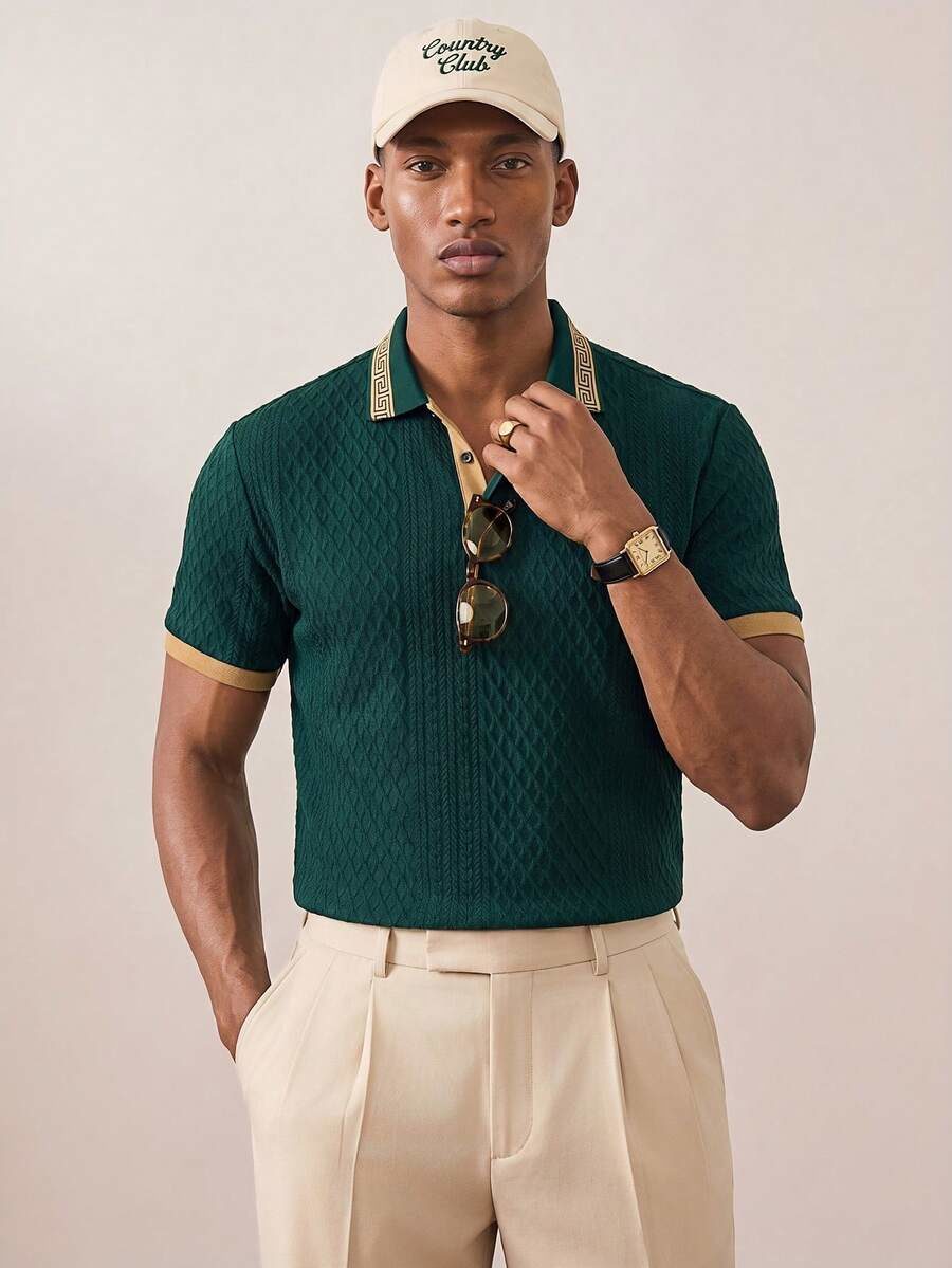 Men's Casual Business Polo Shirt