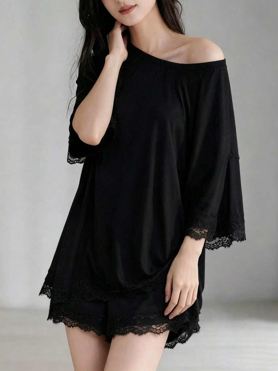2pcs/Set Women's Pajamas Homewear Set