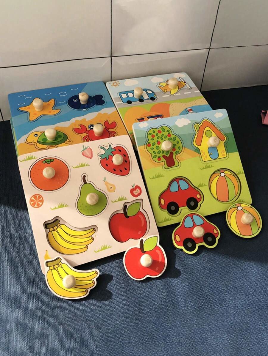 Shape Matching Board 3D Puzzle Toy