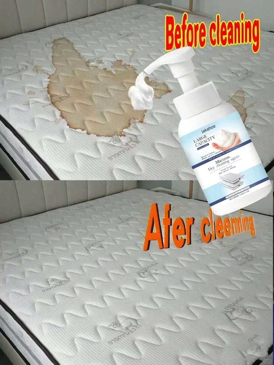 1 Bottle 300ml Professional Mattress Dry Cleaning Foam,