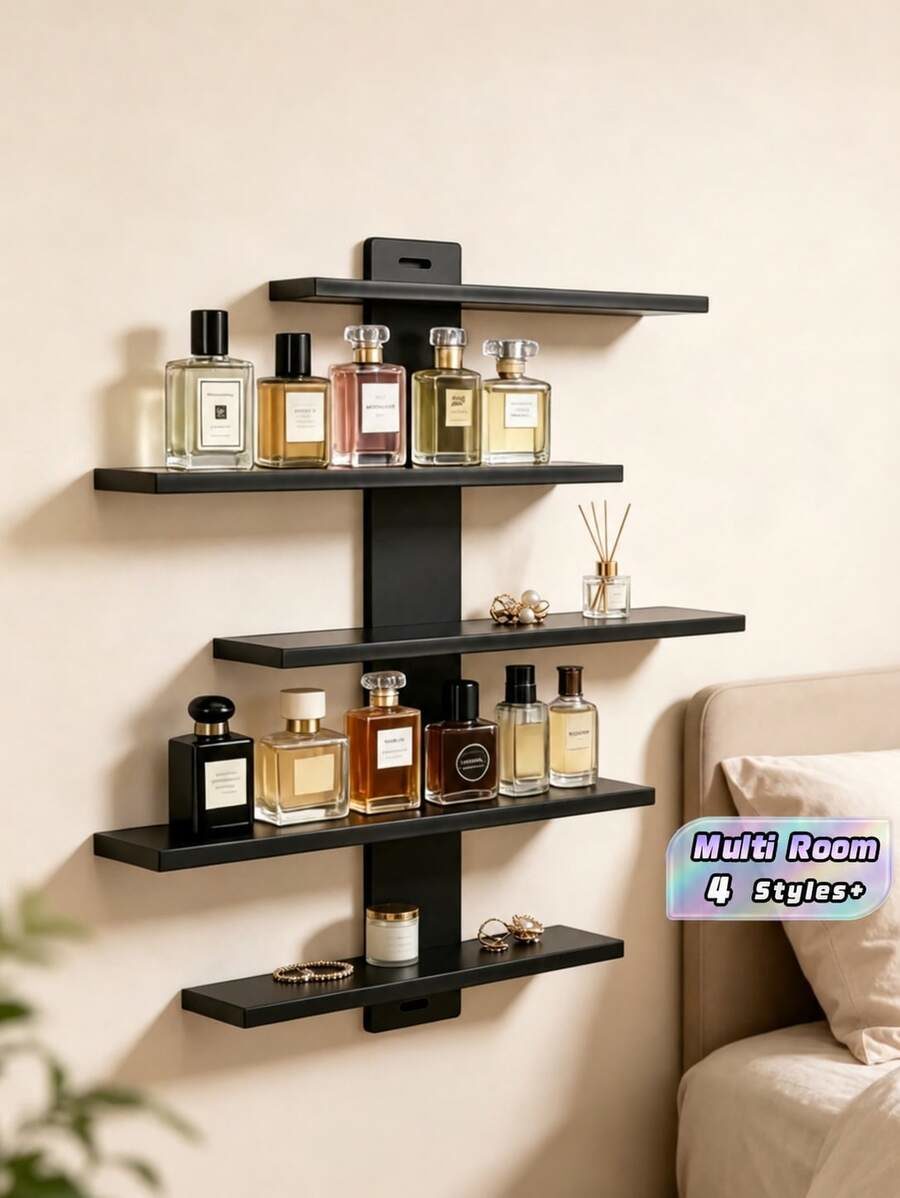 5-Tier Multifunctional Wall-Mounted Display Rack