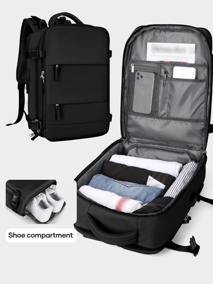 Men's Large Travel Backpack Multi-Pocket