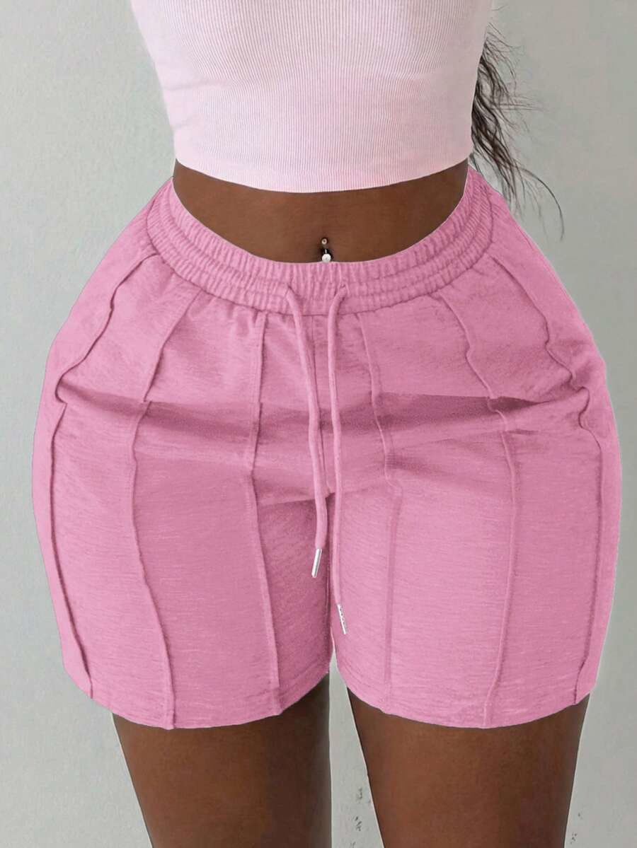 Design Five-Quarter Pants Cycling Pants Sweatpants Light Gray Women's Shorts