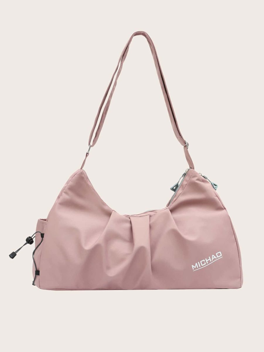 Shoulder Gym Bag With Shoe Compartment Waterproof Pocket