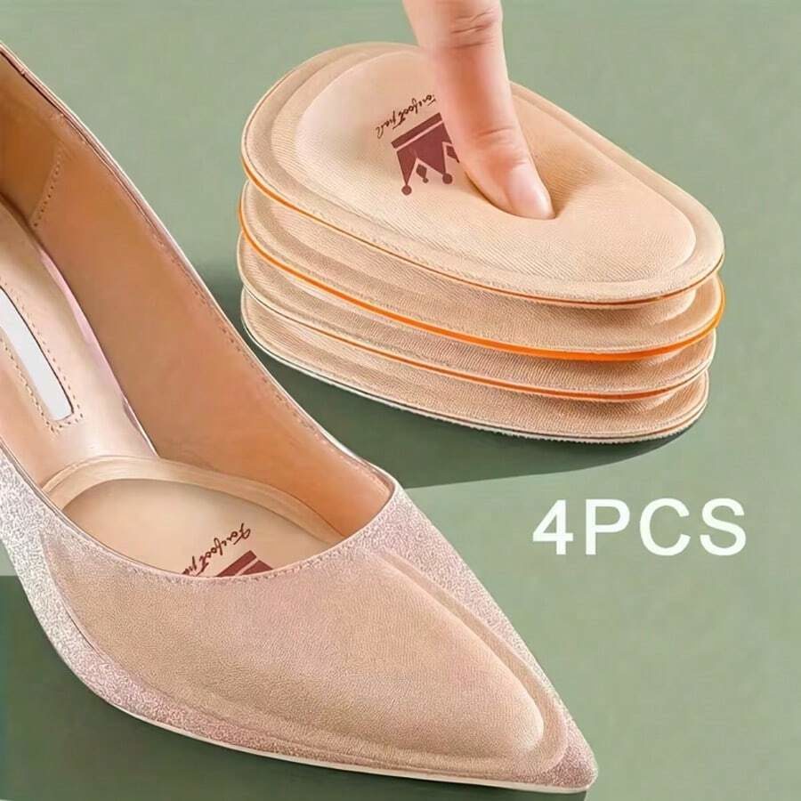 4 Pieces Of Memory Foam Forefoot Insoles