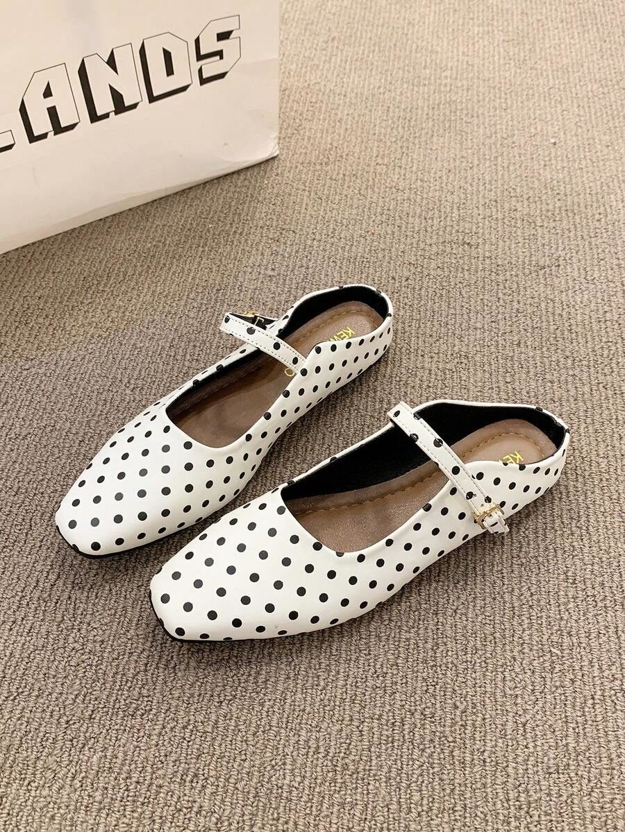 New Retro Flat Mary Jane Shoes For Women