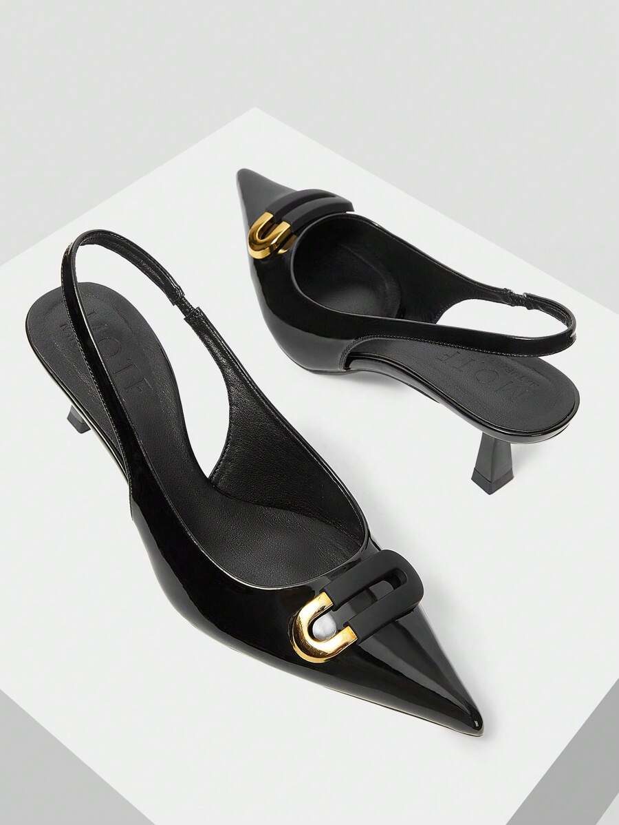 PREMIUM WOMEN'S POINTED TOE LOW HEEL DAILY WEAR HIGH HEEL SHOES