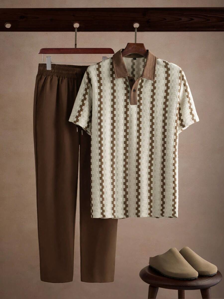 Men's 2 Pieces Polo Set