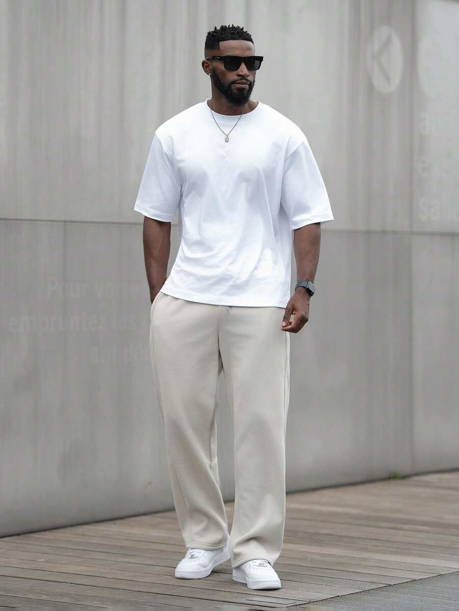 Casual Pants Beige Pants For Men Cream Pants Casual Pants Pro Club Sweat Pants