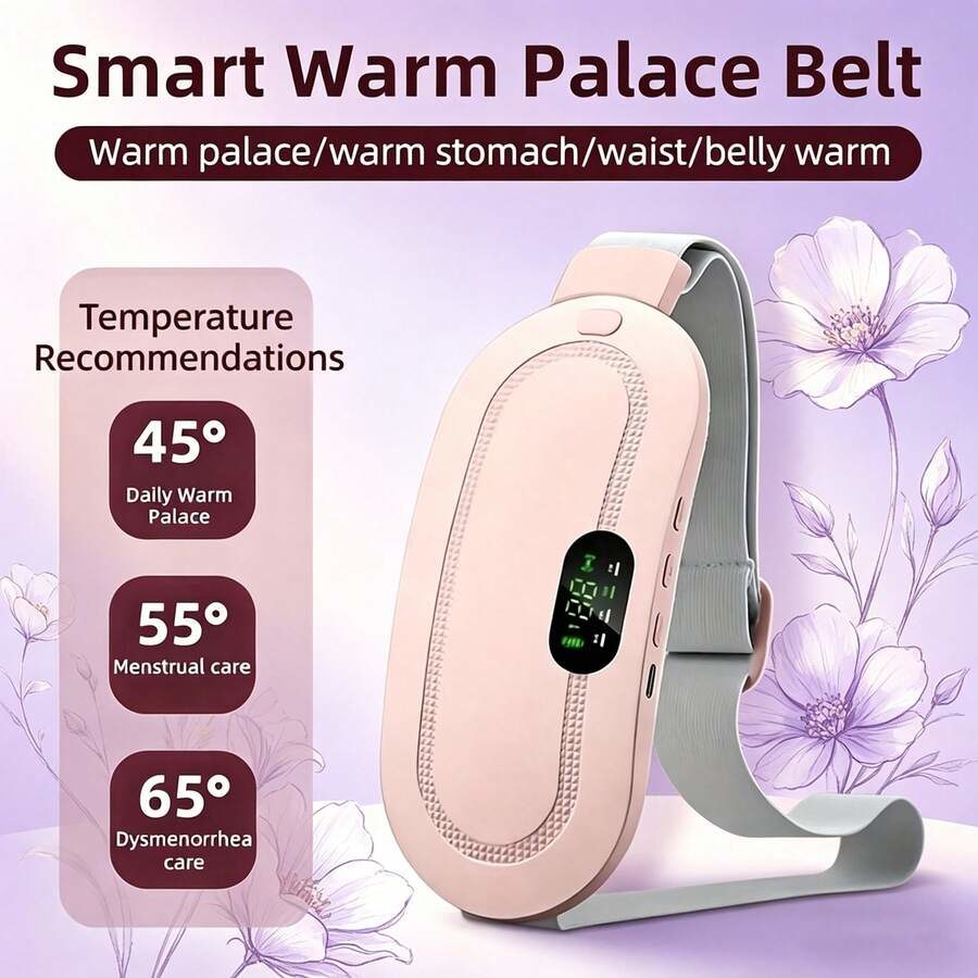 Rechargeable Menstrual Heating Pad 3 Heat Settings & Pain Relief Heating Belt