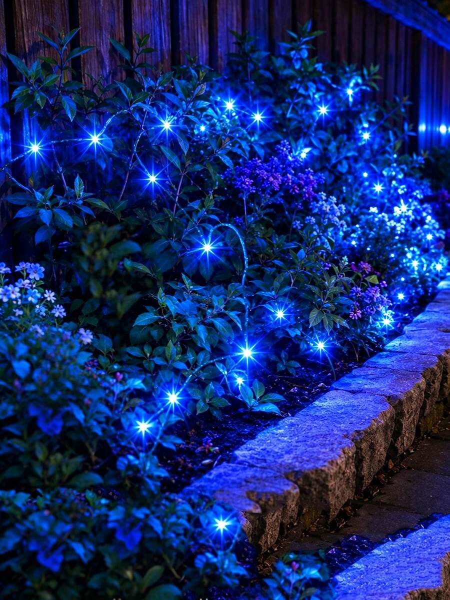 1pc 16.4ft/32.8ft Battery Powered LED String Lights