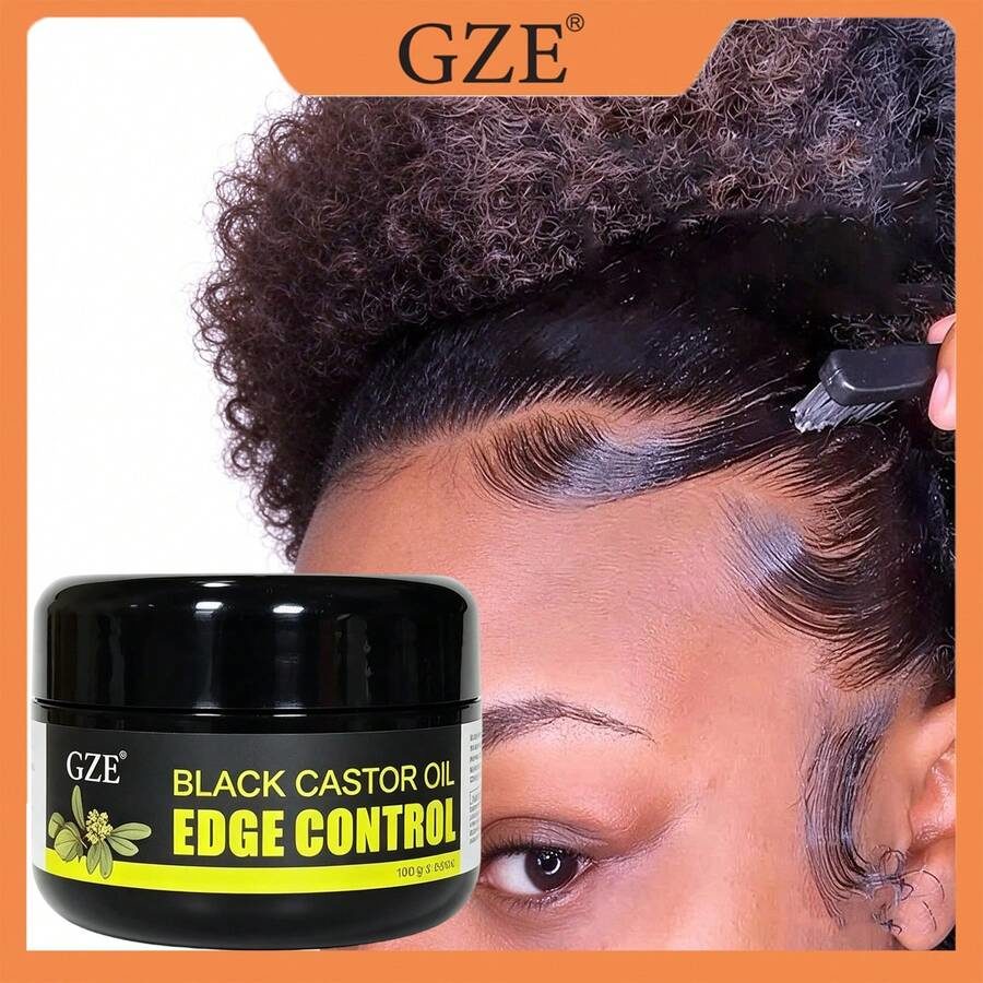 GZE African Black Castor Oil Strong Styling Gel For Braids