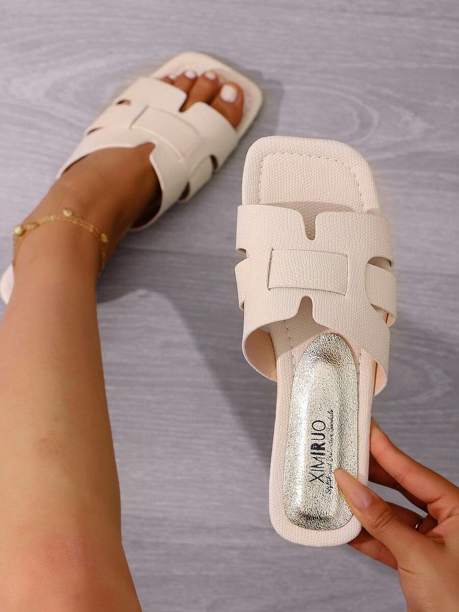 Fashion Casual Strap Slide Sandals