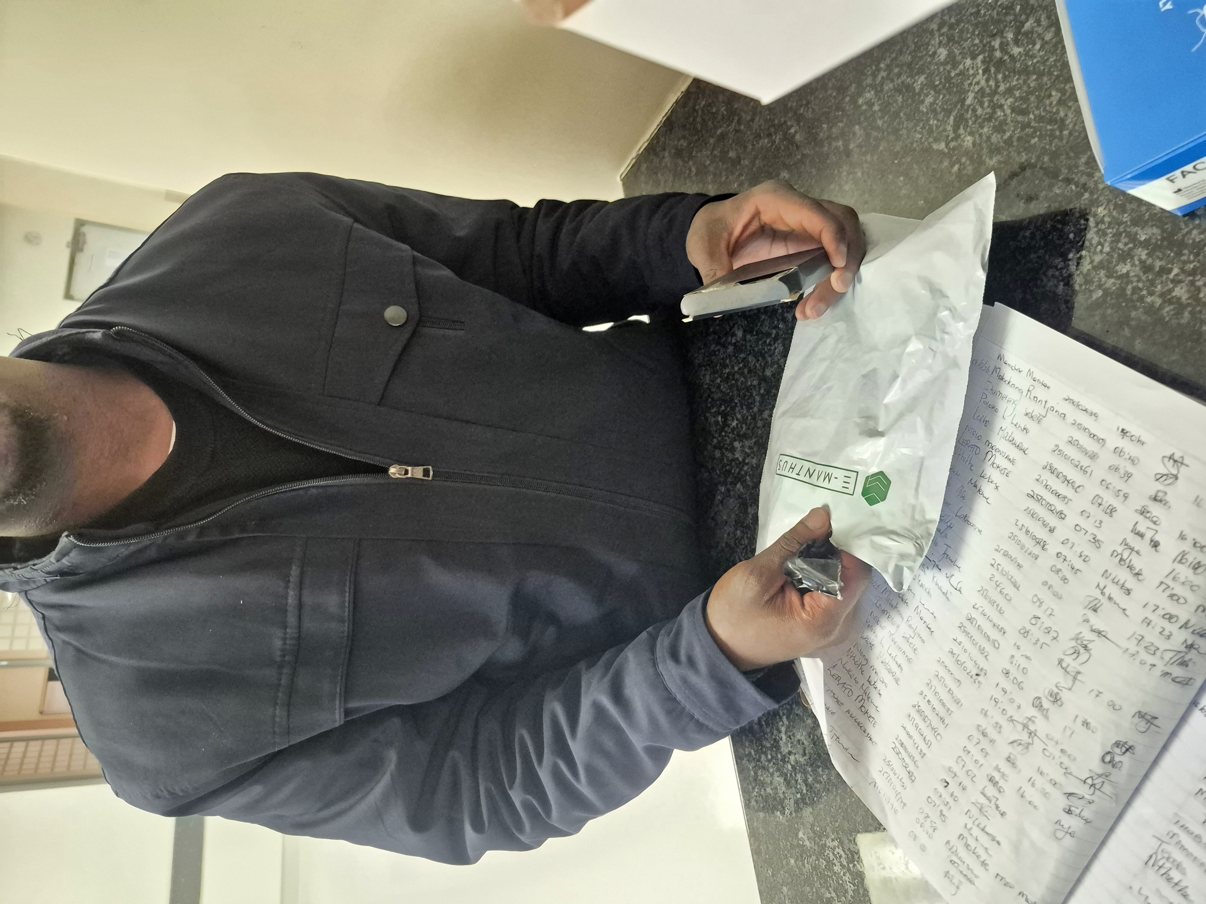Parcel delivered in Maseru